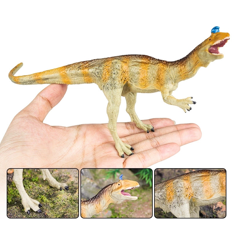 Đồ chơi khủng long trẻ em Kỷ Jura Mô hình động vật rắn thực tế cryolophosaurus Ice Thorn Dragon