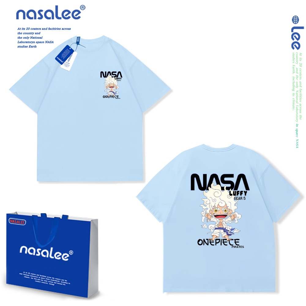 NASA Pure Cotton Tay Ngắn 2025 Phong Cách Mới Trẻ Em Tay Ngắn Mềm Mại Thoải Mái Thời Trang Dễ Thương
