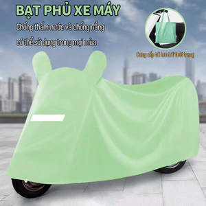 Bạt Phủ Xe Máy Chống Mưa, Nắng, Bao Tất Cả Các Mùa Bụi Bẩn Chất Lượng Cao Chống Thấm Tuyệt Đối,bạt che xe máy Bao Trùm Cả Xe Với lỗ khóa,bạt trùm xe máy điện