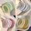 Set 4 Dây Buộc Tóc Lò Xo Co Giãn Tốt Thời Trang Hàn Quốc