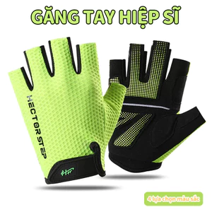 Đã nâng cấp mới - Găng Tay Bao Tay Thể Thao Nửa Ngón Nam Nữ Tập Gym Thể Dục Đi Xe Đạp Bảo Vệ Tay Êm Ái Thoáng Khí / C
