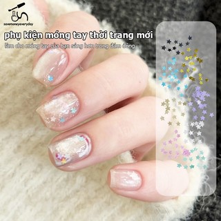 [savemoneyeveryday] 1Jar 1mm Ngôi Sao Lấp Lánh Móng Tay Lấp Lánh Trang Trí Móng Tay Thiết Kế Salon Móng Tay Phụ Kiện Dễ Thương DIY Nail Art Design [vn]