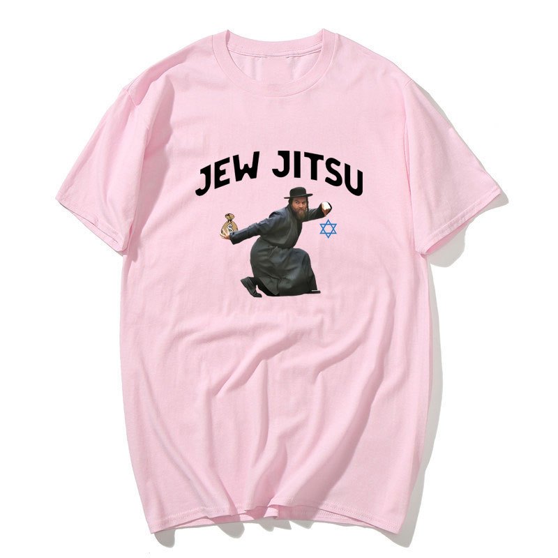 Jew-Jitsu Hài Hước - Áo Thun Cotton Tay Ngắn Cho Nam và Nữ, Phong Cách Ngọ Nghĩnh