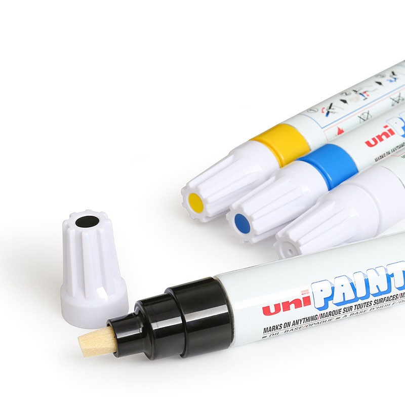 1 Cái UNI PX-30 Bút Sơn Dầu Bút Đánh Dấu Thường Trực Plumones Rotuladores 4-8.5MM Bút Đánh Dấu Đa Bề Mặt Trang Trí Xe Hơi Graffiti