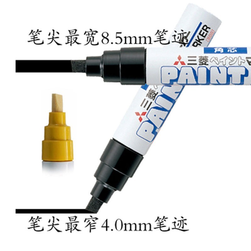1 Cái UNI PX-30 Bút Sơn Dầu Bút Đánh Dấu Thường Trực Plumones Rotuladores 4-8.5MM Bút Đánh Dấu Đa Bề Mặt Trang Trí Xe Hơi Graffiti