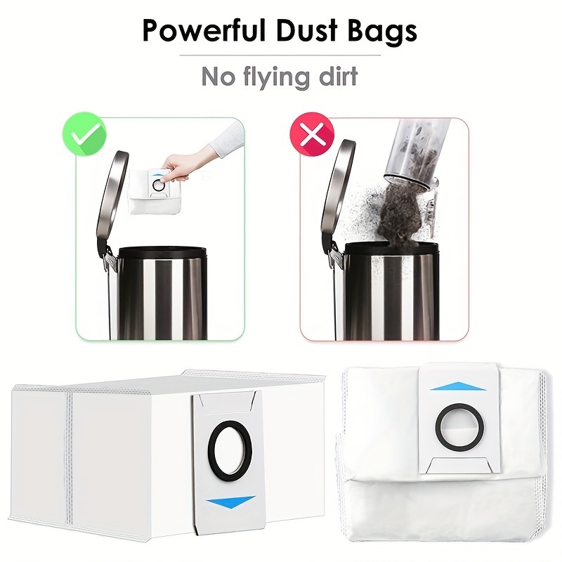 Dành cho ECOVACS DEEBOT X1 omni turbo T20 Pro / T20 Pro + T10 Yeedi Floor 3 3 + Bộ phận thay thế túi đựng bụi