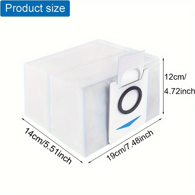 Dành cho ECOVACS DEEBOT X1 omni turbo T20 Pro / T20 Pro + T10 Yeedi Floor 3 3 + Bộ phận thay thế túi đựng bụi