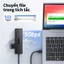 Acer Hub chuyển đổi USB Type C 4 in 1 cổng đa năng USB C bộ chia USB 3.0 Truyền tải nhanh chóng Bộ chuyển đổi đa cổng cho Mac Pad Laptop XPS UH501