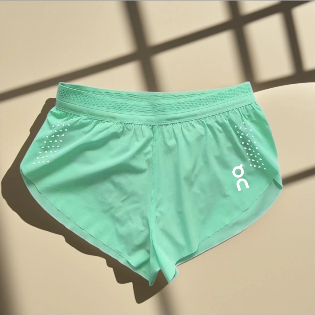 [Bán chạy] Quần short tập luyện lót chống chói chạy bộ Marathon khô nhanh