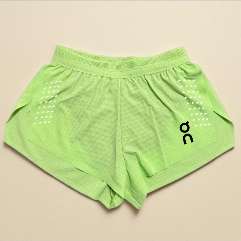 [Bán chạy] Quần short tập luyện lót chống chói chạy bộ Marathon khô nhanh