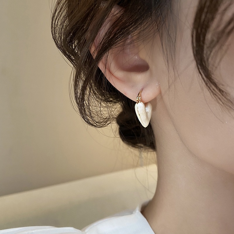 Bông Tai Nhỏ Giọt Hình Trái Tim Cổ Điển Thời Trang, Đa Năng Và Tỏa Sáng