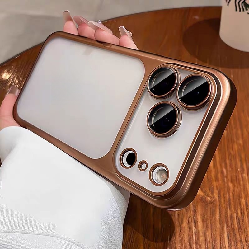 Ốp lưng cứng mờ bảo vệ ống kính máy ảnh tương thích với iPhone 11 12 pro max 13 pro max 14 pro max 15 pro max 16 pro max 17 pro max 17 air case