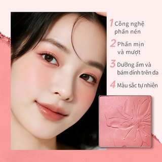 Phấn má hồng CATKIN 10g (Phấn má hồng mặt, Màu sắc tự nhiên, lâu trôi, Phấn má hồng Highlight 2 trong 1)