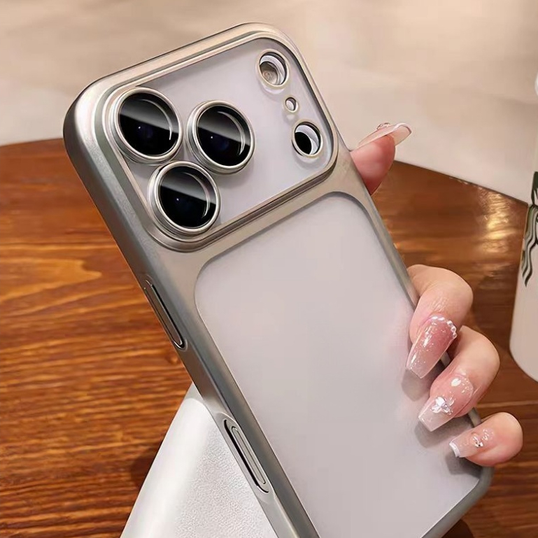 Ốp lưng cứng mờ bảo vệ ống kính máy ảnh tương thích với iPhone 11 12 pro max 13 pro max 14 pro max 15 pro max 16 pro max 17 pro max 17 air case