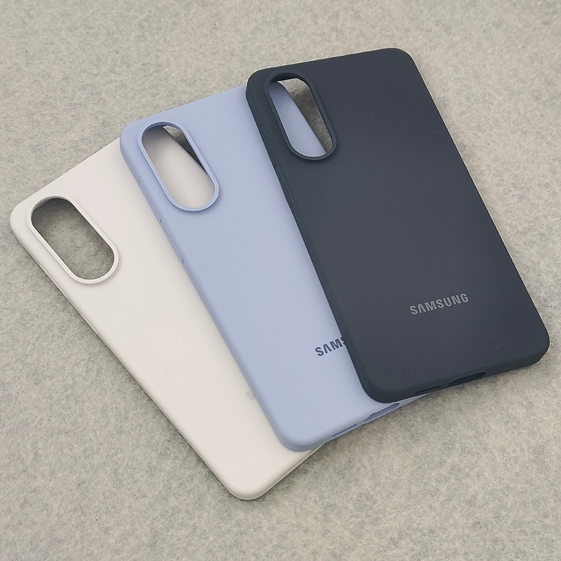 Ốp điện thoại silicon lỏng cảm ứng mềm chính hãng SAMSUNG S25 Edge 5G Vỏ bảo vệ ống kính toàn diện cho Galaxy S25Edge