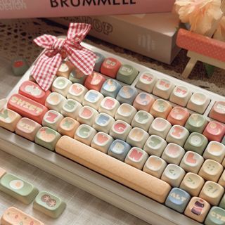 Cup Noodle Keycaps PBT Dye-sub MOA Profile Keycap Custom Keycaps Tương thích với Cherry Gateron MX Switches