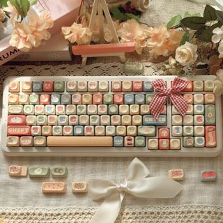 Cup Noodle Keycaps PBT Dye-sub MOA Profile Keycap Custom Keycaps Tương thích với Cherry Gateron MX Switches