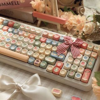 Cup Noodle Keycaps PBT Dye-sub MOA Profile Keycap Custom Keycaps Tương thích với Cherry Gateron MX Switches