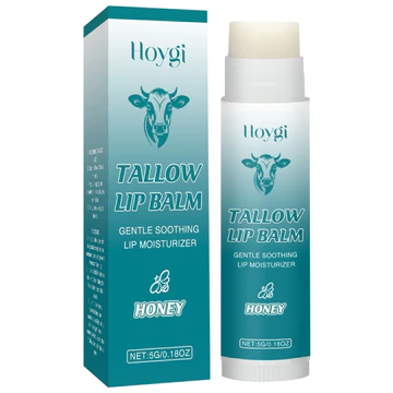 Son dưỡng môi Tallow Bò – Que quấn sáp ong tự nhiên – Kem dưỡng ẩm dưỡng ẩm Grass Fed Bison Tallow Balm Chăm sóc môi – Làm dịu nứt nẻ, môi khô, da nhạy cảm – Lâu trôi