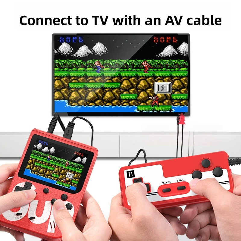 Sup Máy Chơi Game Di Động Nhỏ Retro Hoài Cổ 400 Trò Chơi Trẻ Em Có Thể Gấp Đôi
