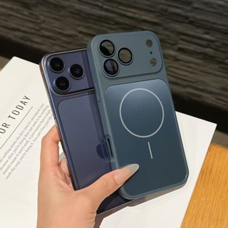 Dành Cho iPhone16 Pro Max 17 Pro Max 17 AIR 11 14 Pro 15 Plus 16E 11 Pro 14 Pro Max 13 Ốp Lưng Điện Thoại Corning Từ Tính Chống Rơi Và Chống Sốc PC Tối Giản Bảo Vệ Điện Thoại