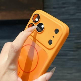Dành Cho iPhone16 Pro Max 17 Pro Max 17 AIR 11 14 Pro 15 Plus 16E 11 Pro 14 Pro Max 13 Ốp Lưng Điện Thoại Corning Từ Tính Chống Rơi Và Chống Sốc PC Tối Giản Bảo Vệ Điện Thoại