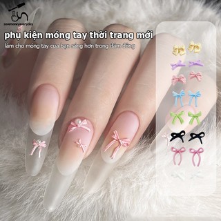 [savemoneyeveryday] 50 Chiếc Ruy Băng Bowtie Móng Tay Quyến Rũ Ánh Sáng Sang Trọng Phong Cách Nghệ Thuật Làm Móng Tay Với Trang Trí Nhựa 3D Cho Một Vẻ Đẹp Sang Trọng Và Hợp Thời Trang [vn]