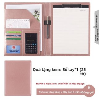 💦Cặp tài liệu đa chức năng A4, cặp bán hàng, bìa da quản lý, sách đơn, bìa văn phòng, đồ dùng văn phòng, clipboard
