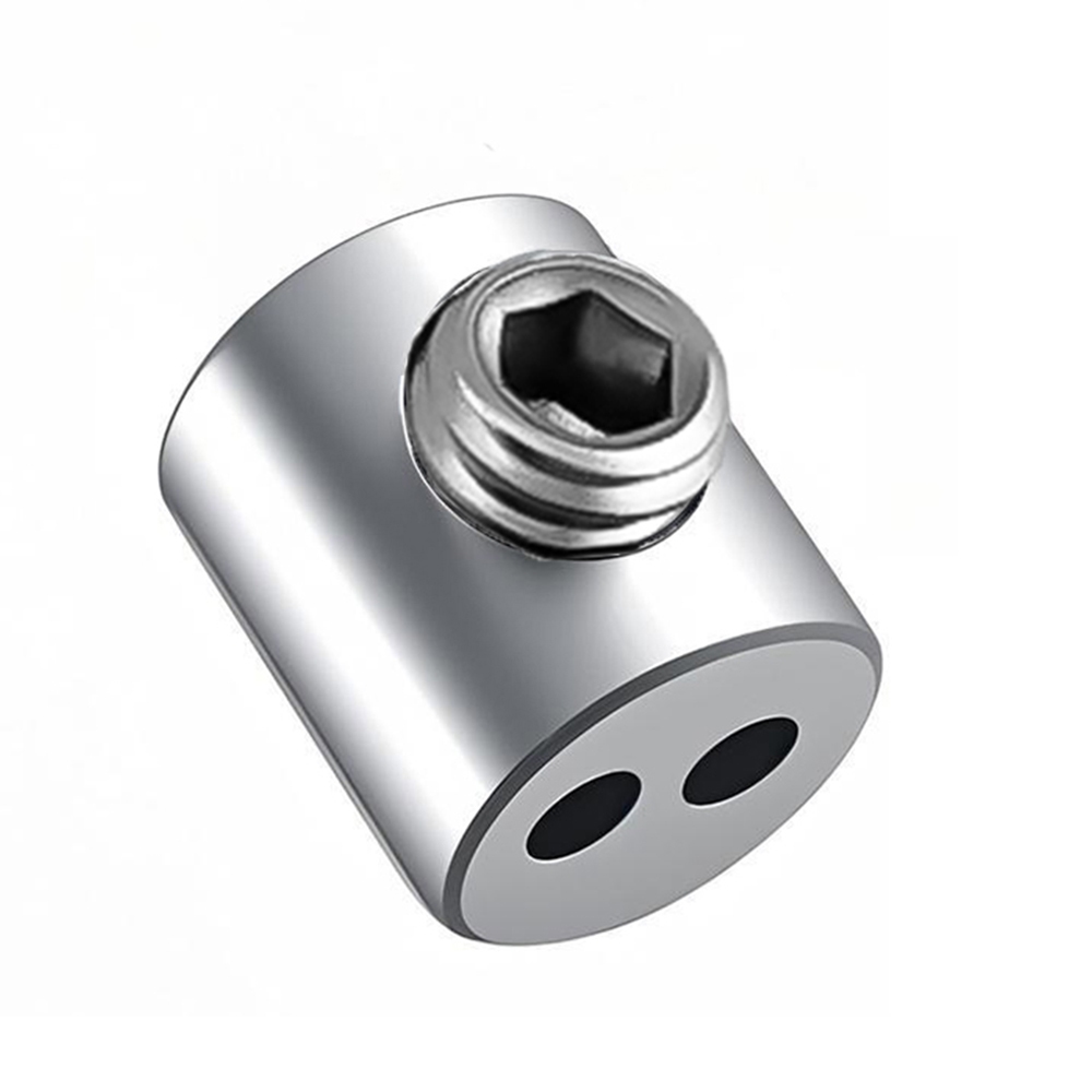 5-20 Chiếc 1-2 Mm Dây Thép Kẹp Có Thể Điều Chỉnh Treo Dây Kẹp Đôi Lỗ Chủ Đề Locker Cáp Sửa Khóa Phụ Kiện