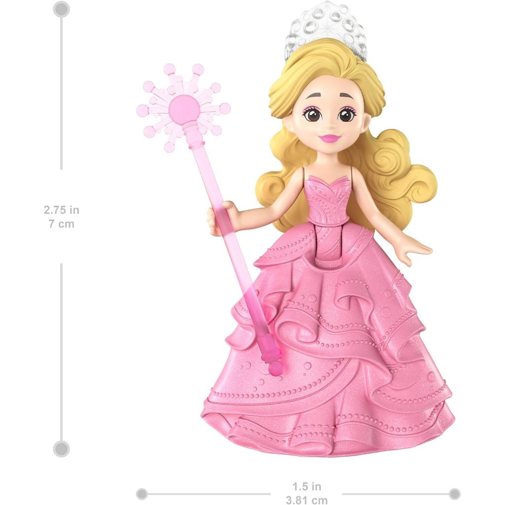 Bộ đồ chơi bong bóng nổi của Mattel Universal Pictures 'Wicked Glinda với xe & búp bê nhỏ Glinda trong cái nhìn đặc trưng, lấy cảm hứng từ bộ phim