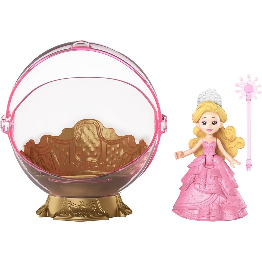 Bộ đồ chơi bong bóng nổi của Mattel Universal Pictures 'Wicked Glinda với xe & búp bê nhỏ Glinda trong cái nhìn đặc trưng, lấy cảm hứng từ bộ phim