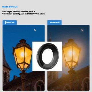 Dành Cho Insta360 GO Ultra Siêu Quang Kính Lọc ND Lọc CPL Phân Cực Lọc Màu Đen Mềm Lọc Chống Mạnh UV Lọc Chống Thấm Nước Floter Phụ Kiện Camera