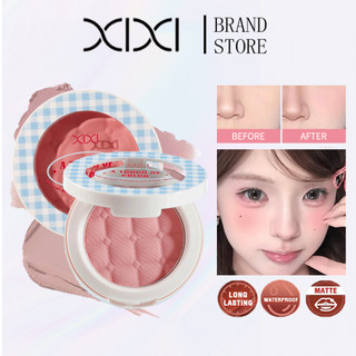 PALETTE MÁ HỒNG LÌ MỊN XIXI - Chống Thấm Nước Lâu Dài Tự Nhiên Trang Điểm Cheek Phong Cách Hàn Quốc Đơn Sắc Blush D873