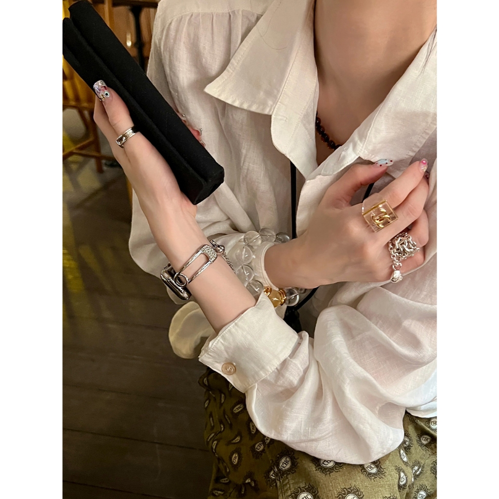 Vòng tay kẹp giấy nữ Dây đeo thiết kế kim loại Thích hợp cho Apple Watch S11 SE3 Ultra3 S10 S9 S8 SE S7 S6 Ultra 49mm 46mm 42mm 40mm 44mm 41mm 45mm Dây đeo cổ tay