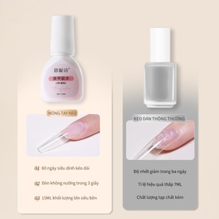 ANNIES - Keo Dán Móng Đeo Không Cần Đèn /Chuyên Dụng Cho Móng Giả & Miếng Nối Dài Khô Siêu Tốc
