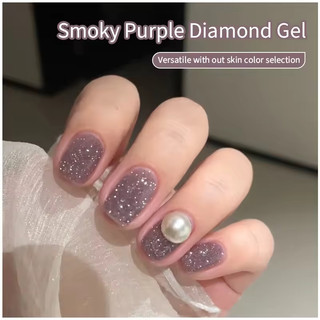 ANNIES Khói Tím Kim Cương Sơn Móng Tay Keo 2025 Phong Cách Mới Phổ Biến Màu Nhấp Nháy Giảm Giá Kim Cương Keo Móng Tay Cửa Hàng Chuyên Dụng