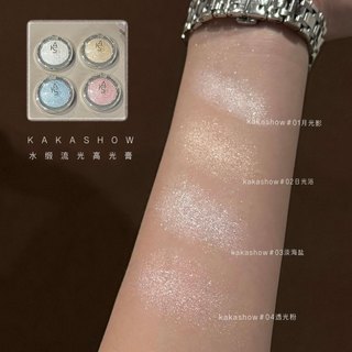 Kaakashow Highlight Balm, Kem đa năng Radiant Glow, Kem Highlighter Balm, Thích hợp cho người mới bắt đầu, Sử dụng hàng ngày, Ngày, Tiệc, Sự kiện trang điểm NO.C589