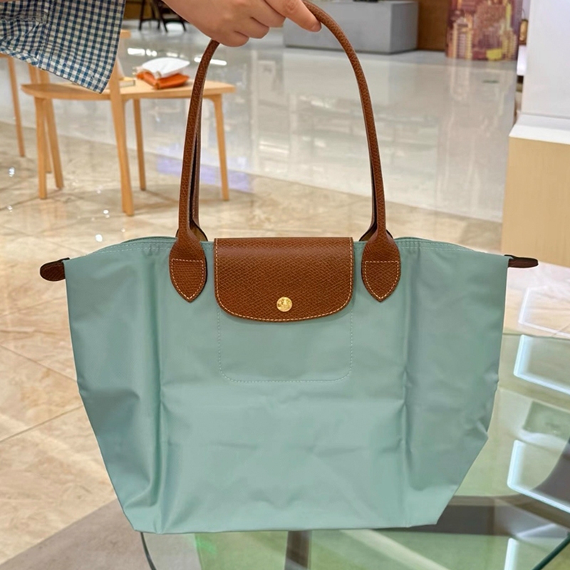War Horse Da Màu Mới Nữ Đeo Vai Đơn Túi Tote Nylon Chống Thấm Nước Túi Bánh Bao