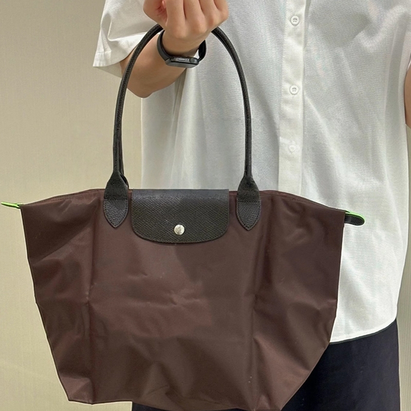 War Horse Da Màu Mới Nữ Đeo Vai Đơn Túi Tote Nylon Chống Thấm Nước Túi Bánh Bao