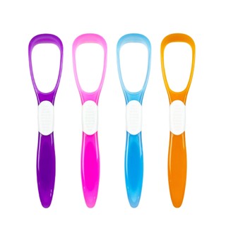 Mới 2 Chiếc Nha Khoa Người Lớn Di Động Silicon Lưỡi Cạp Đôi Mặt Lưỡi Bàn Chải Hơi Thở Tươi Lưỡi Bàn Chải Vệ Sinh Chăm Sóc Vệ Sinh