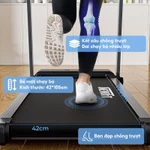 Máy chạy bộ OneTwoFit 2.5HP gấp gọn, màn hình LED, loa Bluetooth, chịu tải 120kg — ảnh 3