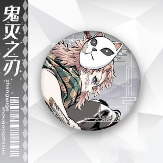 Anime Demon Slayer Kamado Tanjirou Tomioka Giyuu Sabito Huy Hiệu Nút Trâm Cài Chân Cosplay Bộ Sưu Tập Đồ Chơi Túi Trang Trí Quà Tặng