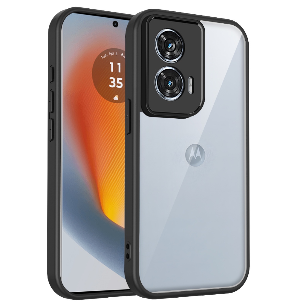 [Hàng có sẵn] Vỏ điện thoại chống sốc trong suốt Motorola Moto G04 G24 G04S E14 G05 E15 G14 G15 G15 Power G34 G45 G35 G56 G55 G65 Ốp lưng bảo vệ túi khí Vỏ trong suốt