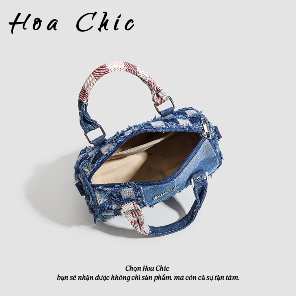 Túi Vải Denim Nữ Dung Tích Lớn Thời Trang Đeo Vai Phong Cách Hàn Quốc Cao Cấp Phù Hợp Đi Học Đi Chơi