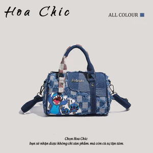 Túi Vải Denim Nữ Dung Tích Lớn Thời Trang Đeo Vai Phong Cách Hàn Quốc Cao Cấp Phù Hợp Đi Học Đi Chơi