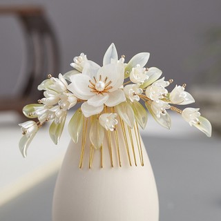 Lược và Mũ Hanfu Phong Cách Cổ Xưa Retrô, Thích Hợp Cho Trang Phục Cổ Tích Hoa Lily Of The Valley