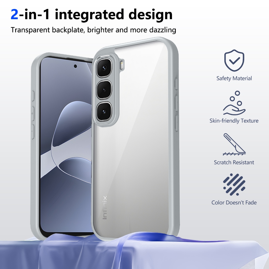 Ốp Lưng Cho Infinix HOT 30i 40i 50i 60i 60 70 Pro Plus 4G Ốp Lưng Điện Thoại TPU Mềm Nhiều Màu Sắc