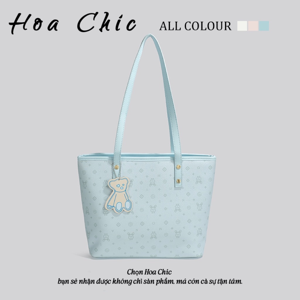 Túi Tote Nữ Dung Tích Lớn In Gấu Dễ Thương Túi Đeo Vai Thời Trang Phong Cách Hàn Quốc Bán Chạy
