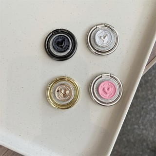 Giá đỡ điện thoại di động Love Bow Túi khí Giá đỡ gấp Giá đỡ vòng chống sốc Khóa có thể thu vào
