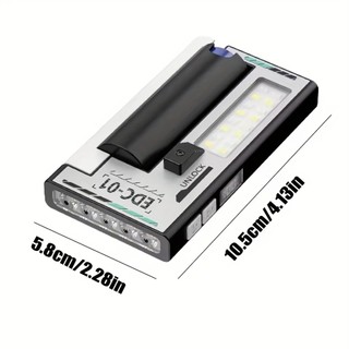 Đèn LED EDC sạc lại được, phù hợp cắm trại outdoor với nam châm